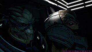 3D Hentai - Mass Porn Effect 3 - Futanari widomaker ass fucks a futa Asari
