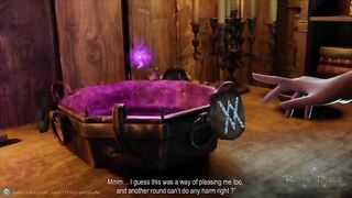 3D Hentai - The Awakening 1&2 - Triss Merigold is tied up and masturbates