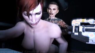 3D Hentai - Mass Porn Effect 1 - Futanari Jack pounds Ashley's asshole from
