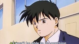 Classmates Climax 2 - Scared teen virgin has romantic hentai sex with boyfriend
