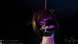 3D Hentai - Mei's Invasion - Overwatch Mei gets a rough bdsm fuck from behind