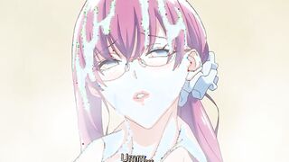 Fleur 1 - Busty manga editor gets blasted in the face with hentai cumshot