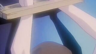 Legend of the Beast of Lust 1 - Teen in glasses is violated by hentai tentacles in bathroom