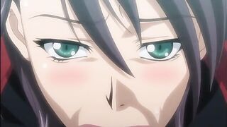 Rei Zero 2 - Busty anime investigator must make 13 thugs cum or her friend dies