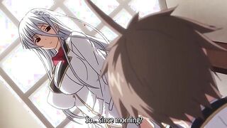 St. Brunehilde Girls Knight Academy - Busty hentai student gets dick in tight virgin pussy