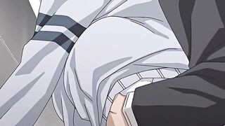 Love Express - Hentai academy girl is double penetrated on crowded train