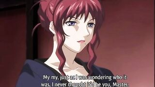 Cartagra 1 - Busty hentai teen in a blindfold gets her uncensored hairy pussy fucked
