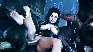 Miranda Lawson from mass effect explores the universe - 3D HMV
