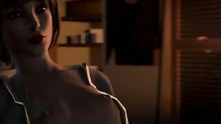 Max Caulfield gets ass fucked by Life is Strange futanari Chloe Price