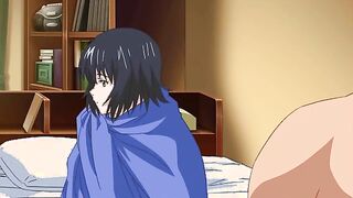 First Love 2 - Busty teen's wet pussy gets bloody from first time romantic anime fuck