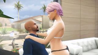 Dad fucks son's russian girlfriend behind his back