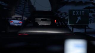 The Whiteout - 3D animated Lara Croft fingers her pussy remembering blowjob