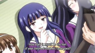 Too Hot For Teacher 1 - Hentai virgin teen girls reverse gangbang teacher