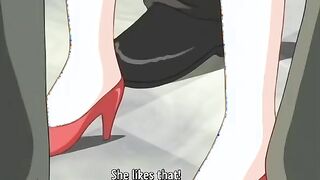 Feelings of Concern 3 - Wearer of cursed bra is hentai gangbanged in elevator