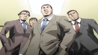 Feelings of Concern 4 - Hentai office girl is gangbanged in the break room
