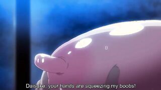 Tsundero 4 - Busty teen with big lactating nipples has hentai sex at pool