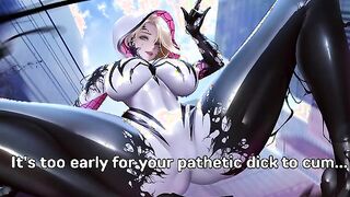 (JOI & ASMR game preview) Gwen Stacy Sex Journey Through the Worlds