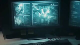 Ashely Graham thanks Leon Kennedy with her plump pussy