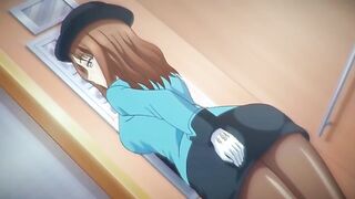 Punishment 2 ep4 - Brother creampies sister's pussy and hentai ass while spied on