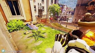 Futanari widowmaker caught fucking tracer by Winston - part 2
