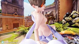Futanari widowmaker caught fucking tracer by Winston - part 2