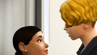 Bully fucks nerds mom at houseparty