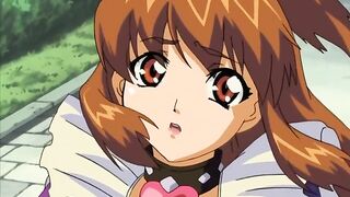 Angel Blade 2 - Evil futanari demon with huge cock splits open the asshole of redhead magical girl