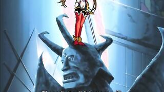 Angel Blade 1 - Demons gangbang curvy magical girl while succubus lord masturbates