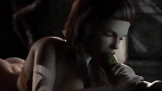 A Date With The Devil - Horny Hermione Granger is double penetrated by tentacles