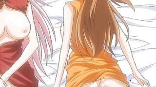 Shocking Pink! 1 - Busty hentai sisters get pussies filled with hot cum