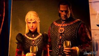 The Empress - Ciri from The Witcher rides Emhyr's cock for creampie
