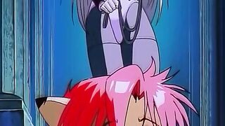 Dragon Pink 3 - Evil Lamia fucks bound hentai catgirl with dildo cobra