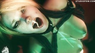 Agent of Chaos - Harley Quinn takes multiple loads of cum to the face