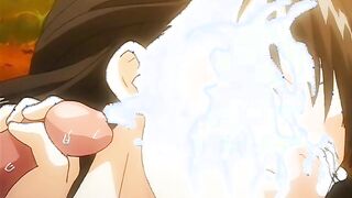 Shape of Love 2 - Cute hentai teen gets naked on the beach then gets filmed fucking two guys