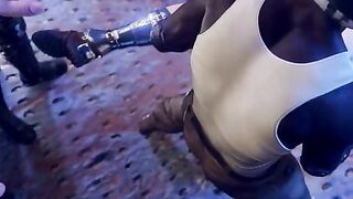 Opiumed FF7 3: Avalanche - Jessie and Tifa double boobjob with BBC