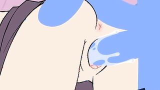 Bloo Me - Frankie gets double dicked by Bloo