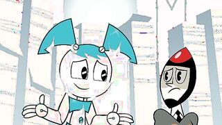 What What in the Robot - Jenny double penetrated by rock monsters