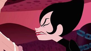 Samurai Jack gives Ashi a rough and deep face fucking