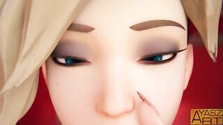 Flexible Game Objectives - Futanari Robo Echo ass fucks Overwatch Mercy