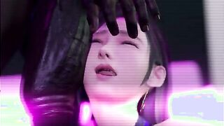 Opiumud FF7 1: Tifa Lockhart - Tifa is filmed getting pounded by BBC