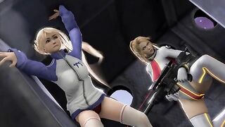 Tina Armstrong is gangbanged by big dick zombie monstrosities
