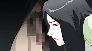 Desire for a Mature Woman - Hentai milf tied up and hard fucked while spied on