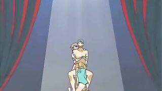 Princess 69 3 - Hentai gymnasts are tied up, shocked and fucked by ugly bastard