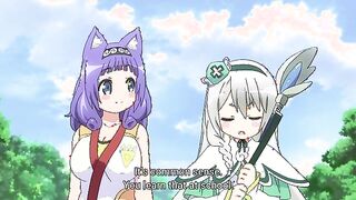 Immoral Guild (uncensored ecchi) 1 - Workaholic rescues busty catgirl from slime