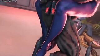 The Citadel After Party - Mass Effect girls in sex party orgy