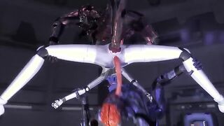 Doppelganger Alpha - Female warrior robot fucks everyone into submission