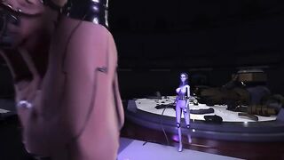 Doppelganger Alpha - Female warrior robot fucks everyone into submission