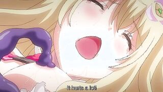 Magical Girl Noble Rose 1 - Petite teen girl fucked by futanari and tentacles