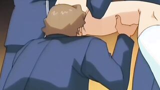 Voyeur's Digest 2 - Hentai teen sucks cock and takes anal gangbang