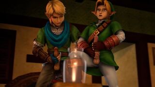 Link gets his gay ass fucked by another 3D animated Link